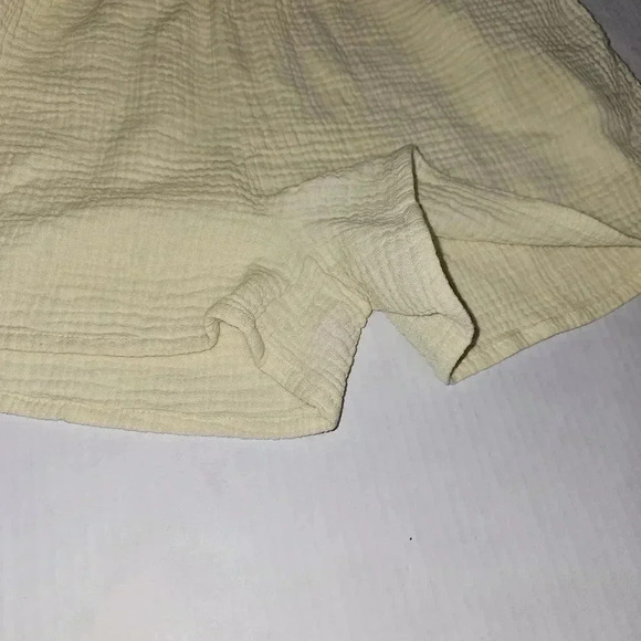 VICI Yellow Paperbag Waist 100% Cotton Womens Shorts‎ Sz Small - Picture 5 of 12